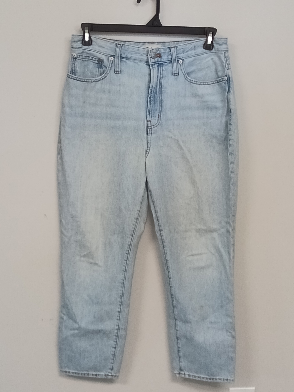 Madewell The Curvy Perfect Vintage Jean Light Wash Hi Rise Straight Leg 30P